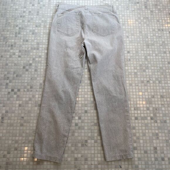 Not Your Daughter Jeans NYDJ Gray Animal Print Straight Jeans - Picture 7 of 10